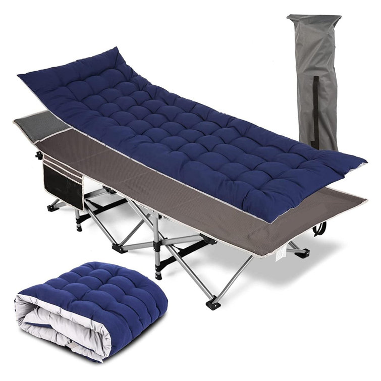 Himimi Portable Folding Camping Cot Sleeping Cot with Carry Bag and